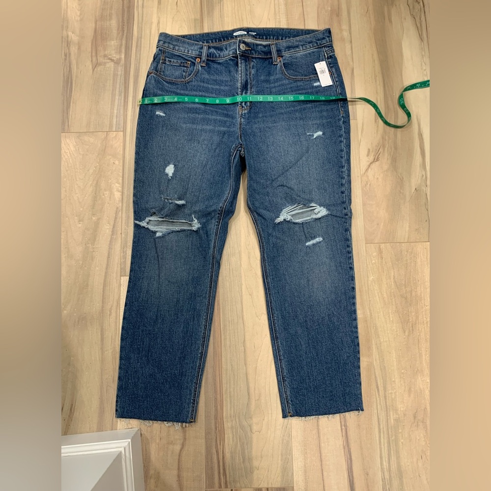 Old Navy Blue Boyfriend Jeans